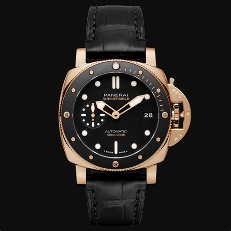 panerai submersible watch 42mm|Panerai submersible goldtech 42mm.